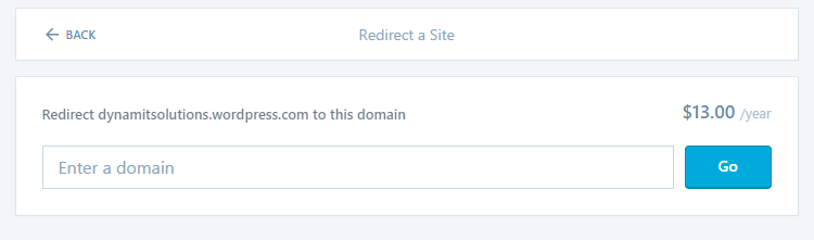 Site Redirect